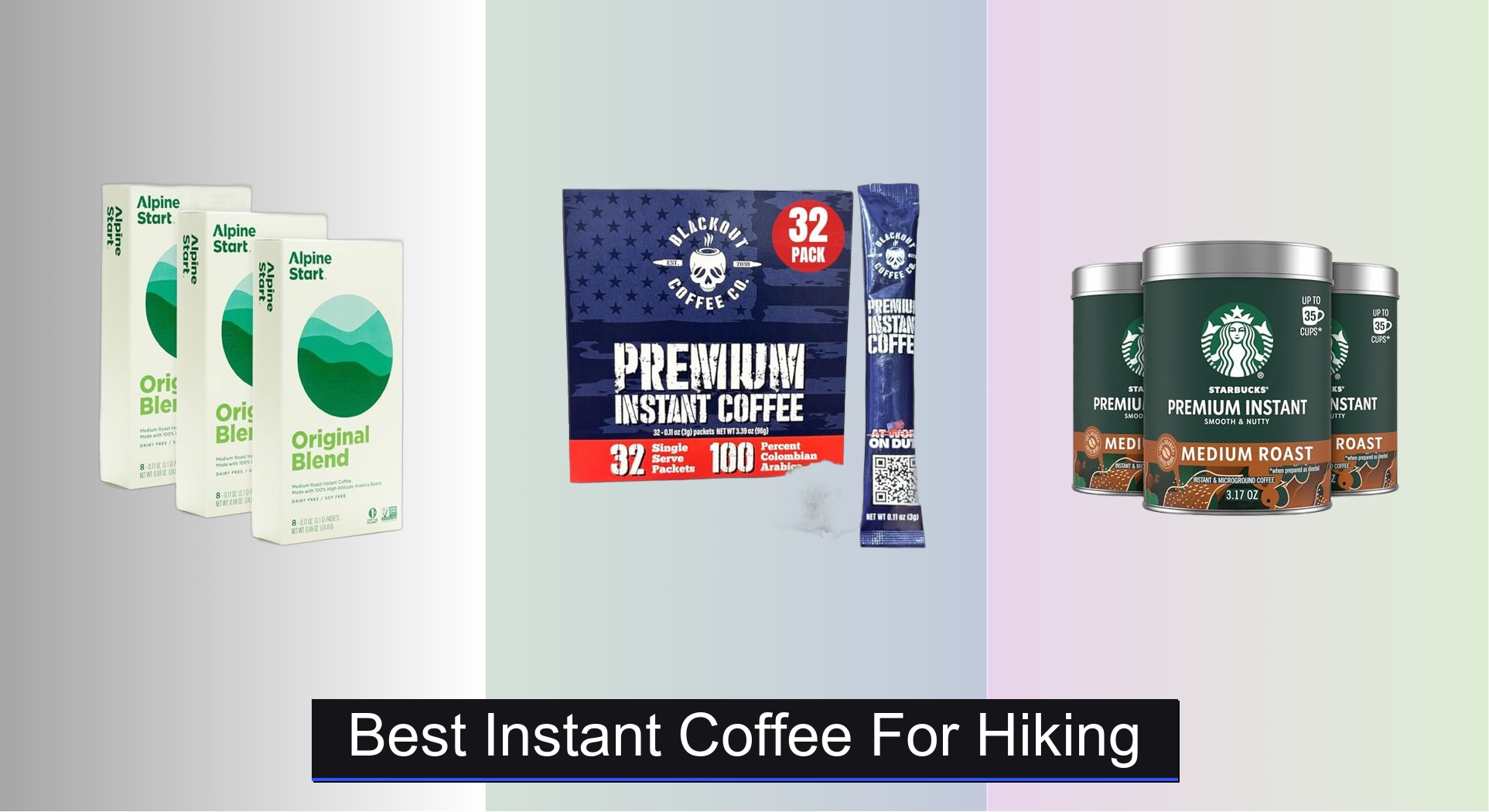 View of The Best Instant Coffee for Backpacking: Buzzed & Reviewed