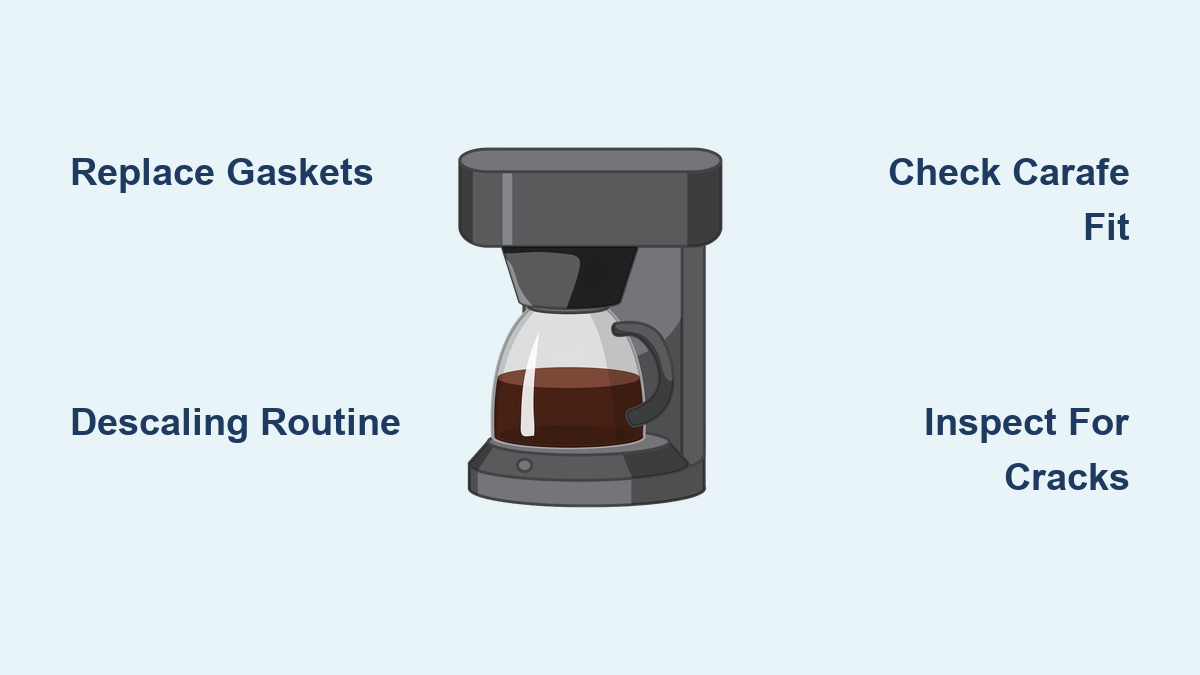 Quick Fix Guide How to Fix Leaking Coffee Maker | Quick Repair Guide