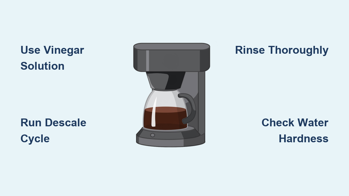 Descale Inicator Coffee Machine How to Descale Coffee Maker: Quick Steps